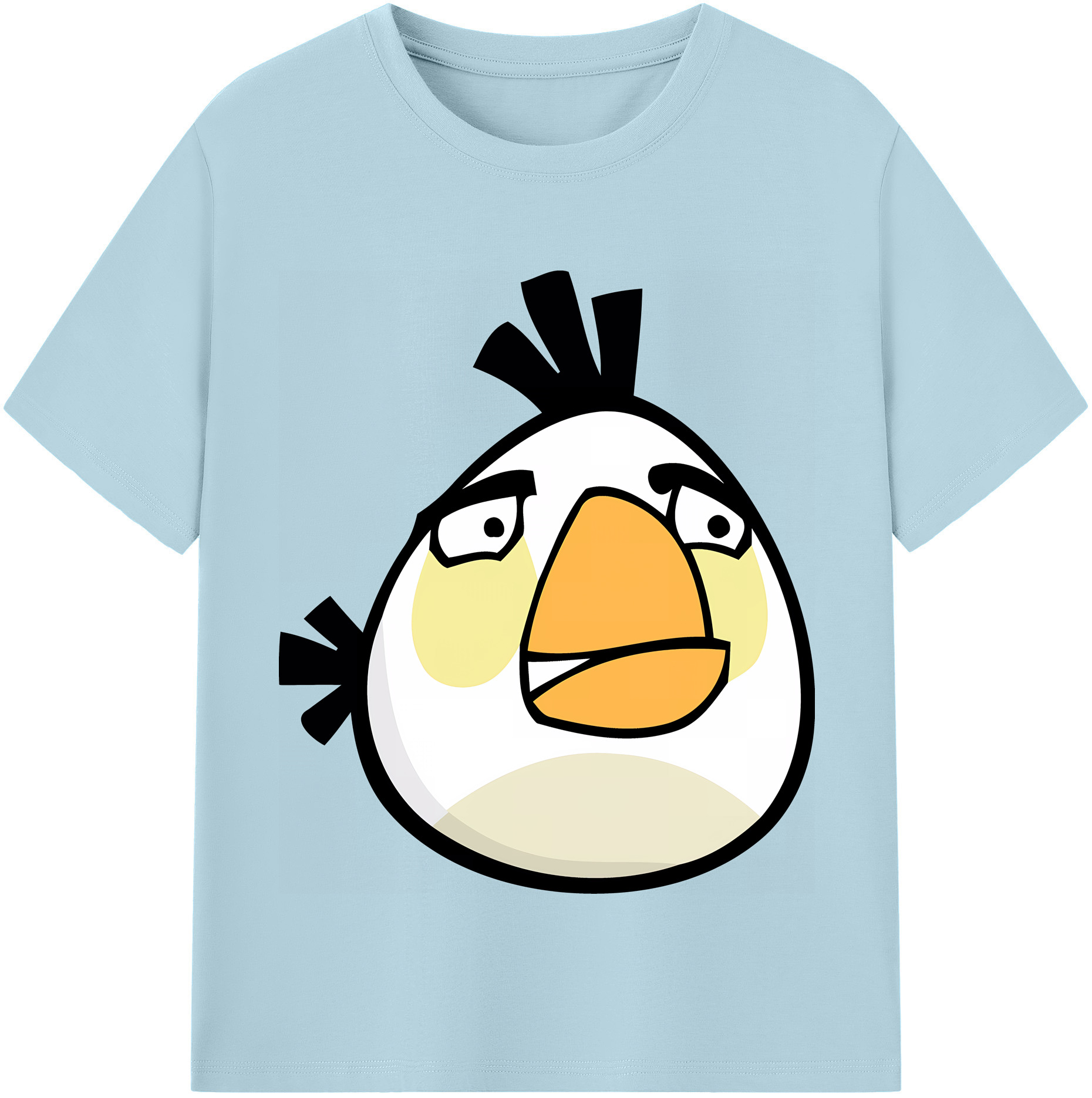 （画像用） Angry Birds アングリーバード 綿100％半袖Tシャツ（フロントプリント）